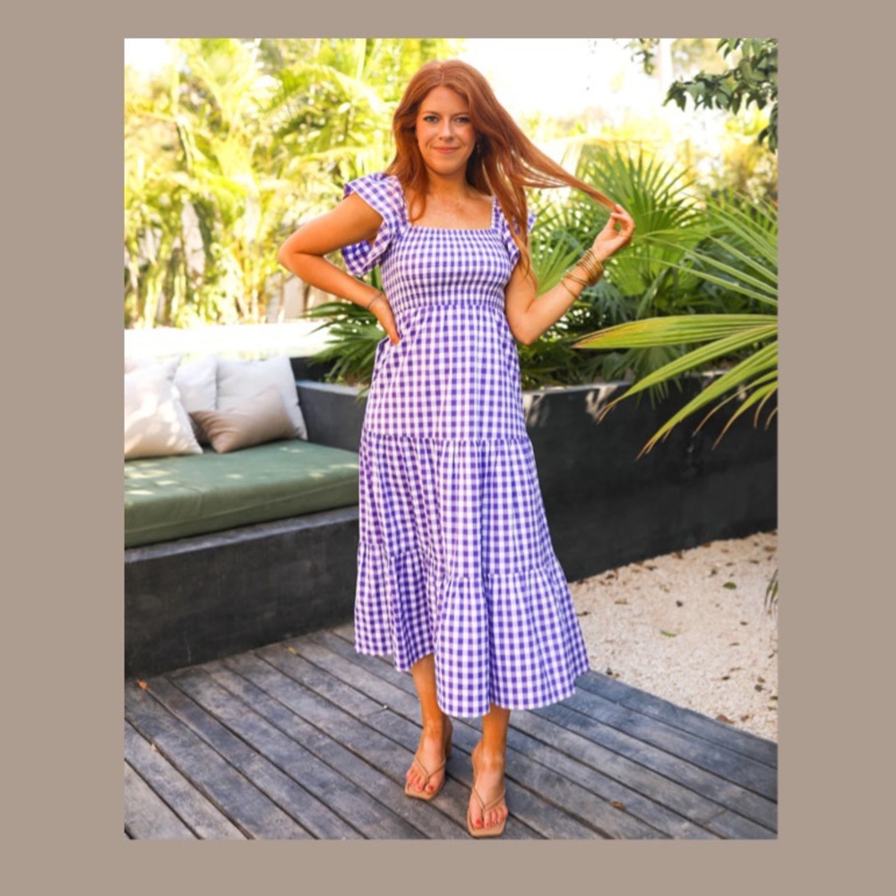 BuddyLove Brynn Ruffle Midi Dress